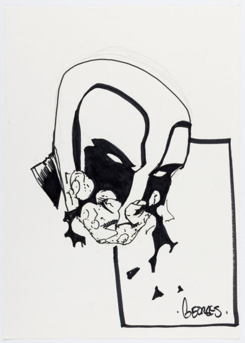 C-29763. Georges Jeanty – Deadpool Sketch Original Art (sin fecha)