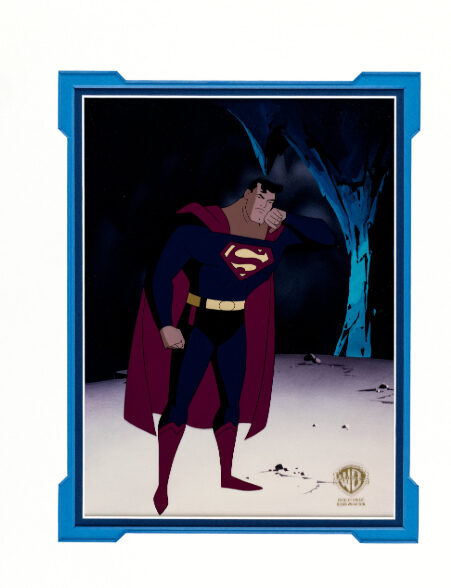 C-29764. Superman: The Animated Series “The Demon Reborn” – Cel de producción original emitido en el episodio (Warner Brothers, 1999).