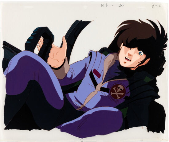 C-29822. Super Dimension Fortress Macross: Do You Remember Love? Robotech – Cel de producción de Hikaru Ichijyo en el minuto 50:09, conocida en México como Robotech (Rick Hunter) (Tatsunoko Production, 1984)