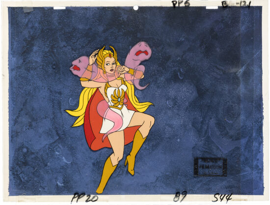 C-29825. She-Ra: Princess of Power – Cel de Producción de She-Ra en el episodio “Three Courageous Hearts” (Filmation, 1985, minuto 9:30)