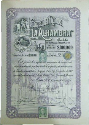 Accion A. Minera La Alhambra (Id: 143)