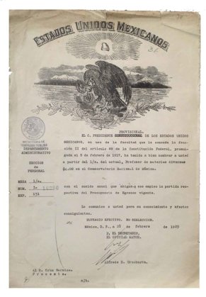 Firma De Alfredo E. Uruchurtu 1929 Regente Del Distrito Federal (Id: 1754)