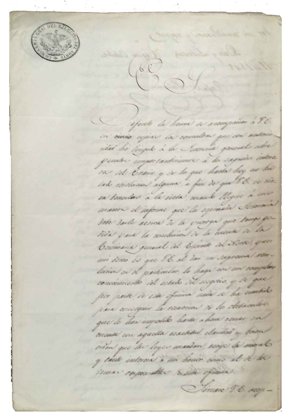 Firma De Manuel Lombardine 1848 Presidente De México (Id: 1756)