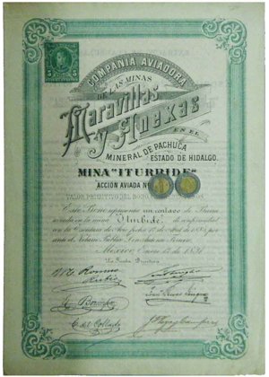 Bono Minas Maravillas Y Anexas, Mina Iturbide (Id: 286)