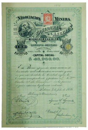 Bono A. Minera Ernestina Y Anexas -Verde (Id: 378)