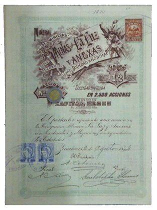 Accion Minas De La Luz Y Anexas Sa, Zacatecas (Id: 523)