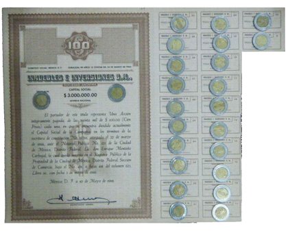 Acción Inmuebles E Inversiones Dm Color Café (Id: 704)