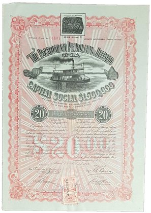 Acción The Papaloapam Petroleum & Refining, Roja (Id: 7667)