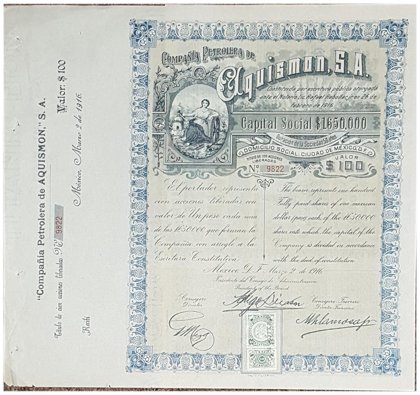 Acicion Petrolera Aquismon -Azul (Id: 7671)