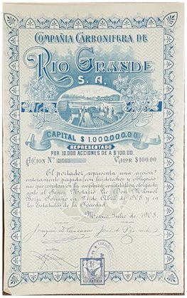 Acción Compañía Carbonifera De Río Grande (Id: 7700)