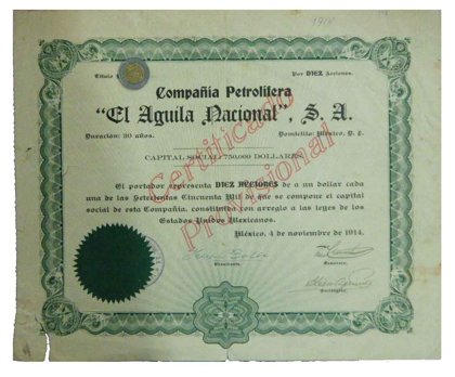 Accion A. Petrolera Provisional, El Aguila Nacional (Id: 794)